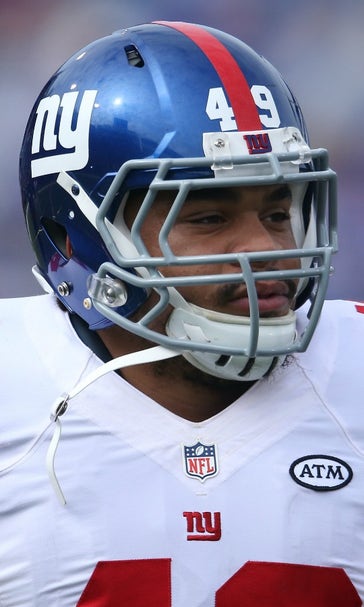 Giants FB Nikita Whitlock says burglars defaced home with swastika, racist messages